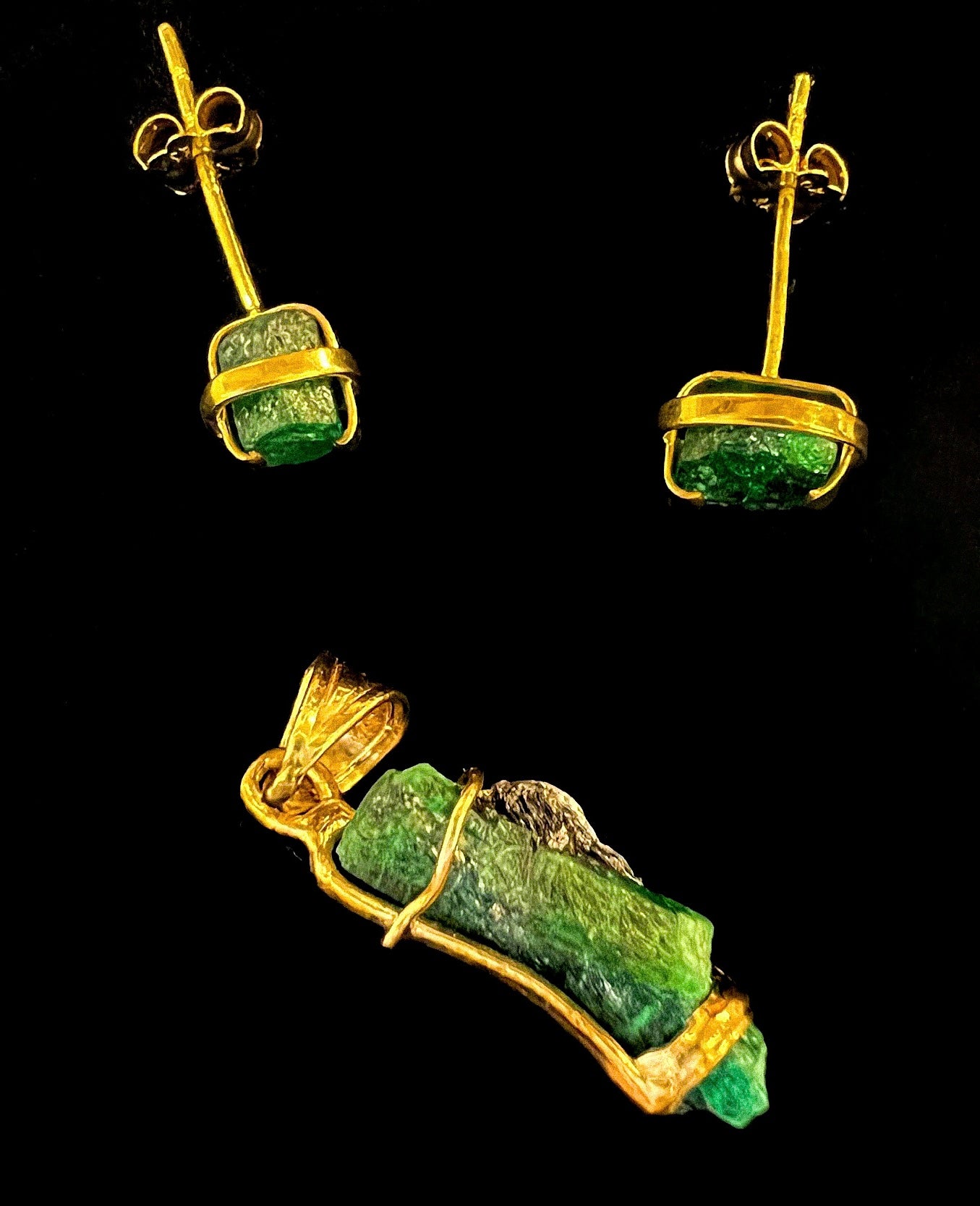 Cleopatra Earring + Pendant Set